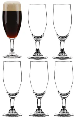 Produktbild von Vicrila Spezialbierglas - 6er - Set - gehartetes Glas - 38,5 cl