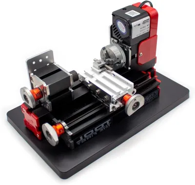 Productafbeelding van Mini Metaaldraaibank - Model Draaibank - Modelbouw - 20000 RPM - 135 mm - Zilver