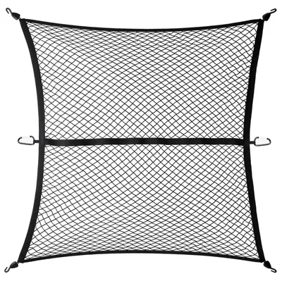 Hochelastisches Gepäcknetz 1,2x1,2 m, ausziehbar auf 2,1x2,1 m
