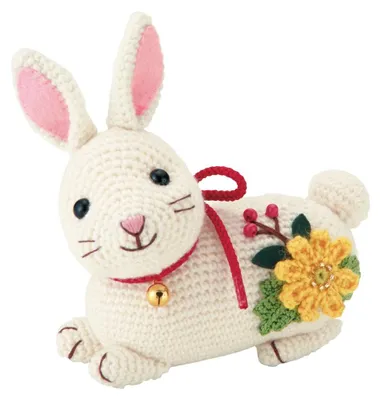 Produktbild von Olympus Amigurumi-Häkelset: Japanisches Glückshäschen von Hiromi Fukumura