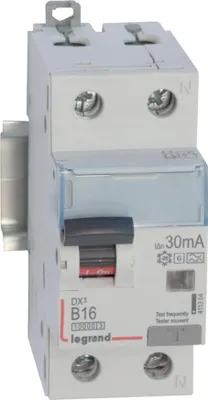 Produktbild von Legrand FI/LS-Schalter, Typ F/G, 10kA, B 16A/1pol+N/30mA, 2TE, 1 Stk.