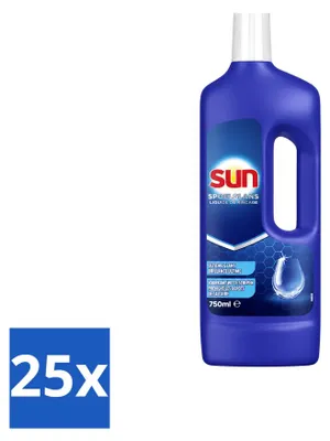 Produktbild von 25 x Sun Klarspüler für Geschirrspülmaschinen - 750 ml - Vorteilspackung - 25 Stücke