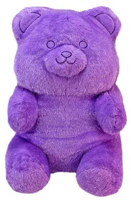 Produktbild von Lila Glitzerbärchen Kuscheltier XXL - ca. 60 cm