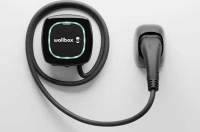 Produktbild von Wallbox Pulsar Plus, Schwarz, Wand, Schwarz, Typ 2, IK08, IP54