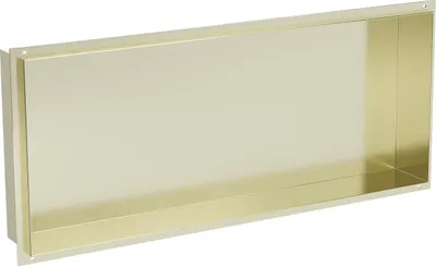 Obrázek produktu pro Mexen X-Wall-NR výklenková police bez lemu 75 x 30 cm, zlatá kartáčovaná - 1951753010