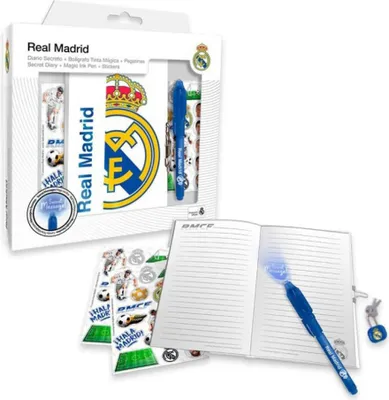 Produktbild von Real Madrid Hala Notizbuch + magischer Stift Set