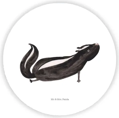 Produktbild von Mr. & Mrs. Panda magnet Stinktier Yoga - Weiß - Geschenk, Lebe, für fotos, Liebe, Kühlschrankmagnet, Raubtier, pinnwand, whiteboardmagnet, Namaste, kühlschrank