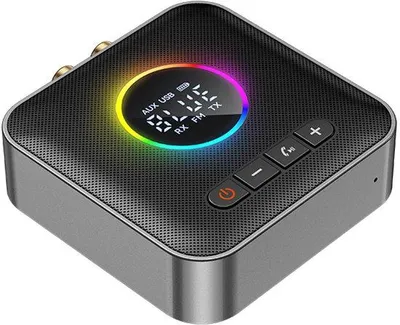 Produktbild von 2-in-1 Bluetooth-Adapter mit 3,5 mm AUX- und USB-Anschluss - für PC/Smartphone/Tablet