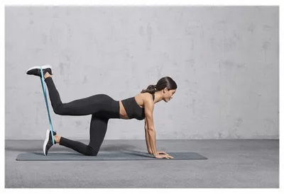 Produktbild von Crivit Fitness Widerstandsbänder Set 2 Stück Grau Schwarz