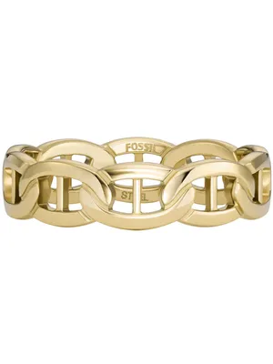 Produktbild von Fossil JF04782710504 Damen Ring Edelstahl Gold 52 (16.6)
