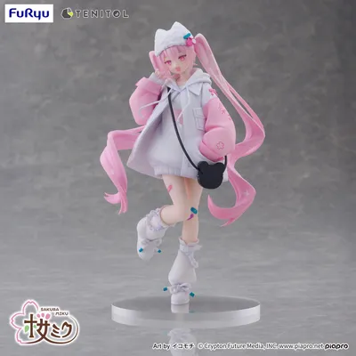 Produktbild von Hatsune Miku Tenitol PVC-Statue Sakura Miku im Cool-Style [petit], 19 cm