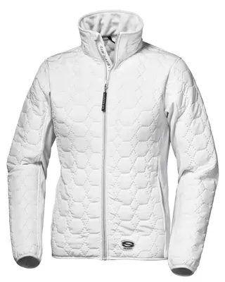 Productafbeelding van Sir Safety thermische dameswerkjas, softshell, winddicht, met opstaande kraag, maat M, wit