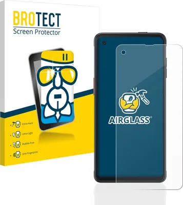 Produktbild von BROTECT Schutzglas für Samsung Galaxy XCover Pro Schutzfolie Panzer Folie Glas Display Schutz klar