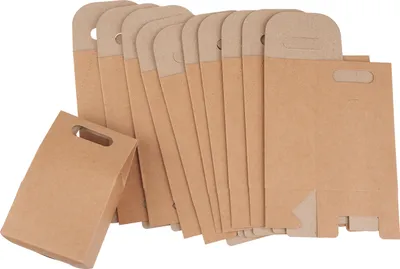 Produktbild von VBS Kraftpapier "Geschenktüte", ca. 16 x 10 x 6 cm, 10 Stück