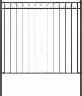 Obrázok produktu pre Prvok plotu ASSEN Sivá 170 x 170 cm Oceľ
