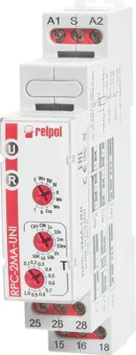 Zdjęcie produktu dla Wielofunkcyjny przekaźnik czasowy 2 CO 8A 12...240 V AC/DC 863183 Przekaźnik Relpol