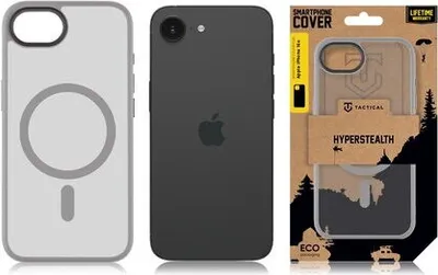 Imagen del producto de Funda protectora táctica MagForce Hyperstealth para iPhone 16e, color gris claro