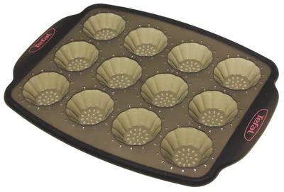 Produktbild von Tefal J4171414 Mini-Crispybake-Törtchen Set 12 Stück 29 x 21 cm Tartaletten