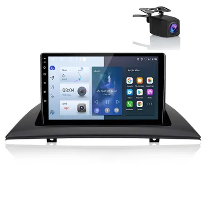 Obrázok produktu pre 9''Andriod auto carplay autorádio Android13 1+32G WIFI GPS Navi DAB SWC BT USB Für BMW X3 E83 2004-2012 RDS DSP FM kamera