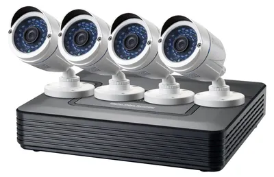 Produktbild von LevelOne CCTV 8-Kanal Kit 2MP/3.5"/VGA/HDMI/IP66/H.264/+ ws
