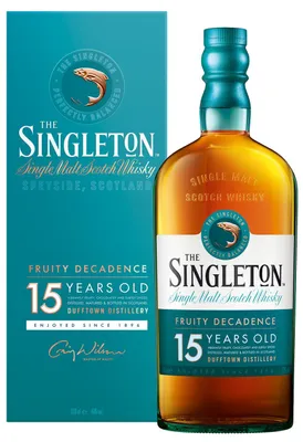 Produktbild von The Singleton of Dufftown 15 Jahre | Speyside Singel Malt Scotch Whisky | 0,7l. Flasche in Geschenkpackung