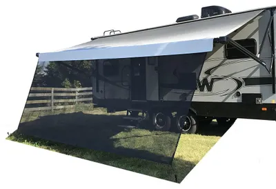 Produktbild von Sonnenschutz für Wohnmobil-Markise, 20,3 x 35,6 cm, Schwarz