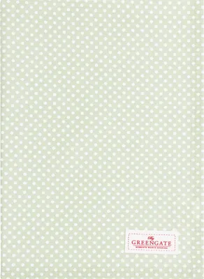 Produktbild von Greengate Dotty Geschirrtuch pale green 70x50cm