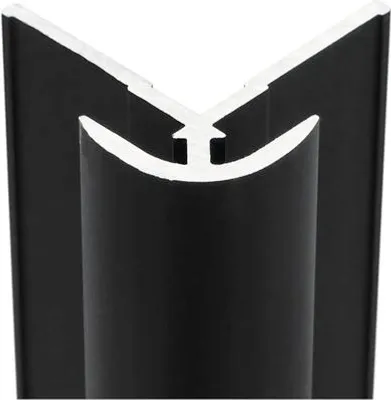 Produktbild von Decodesign Eckverbinder auf Ecke 2100 mm schwarz