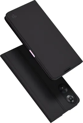 Produktbild von Techsuit Magskin Book Wallet Klapphülle für Oppo A78 - Schwarz