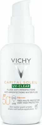 Zdjęcie produktu dla Vichy Capital Soleil UV-CLEAR Anti-Imperfections Fluid SPF 50+ 40 ml