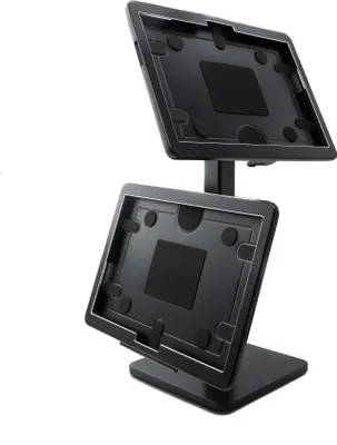 Produktbild von SYSTEM-S Tischständer Dual 360° drehbar 180° neigbar Halterung abschließbar für Microsoft Surface Pro 11 10 9 13.0"