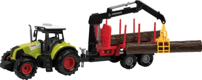 Produktbild von Toi-Toys - Traktor mit Anhänger mit Holztransporter