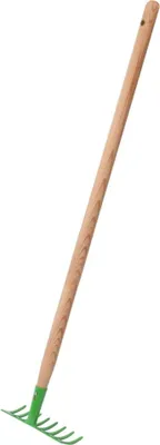 Produktbild von floraworld Kinder-Rechen m.Stiel 75 cm 8 Zinken