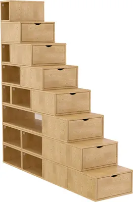 Immagine prodotto di Scaffale a gradini 200 cm - Miele