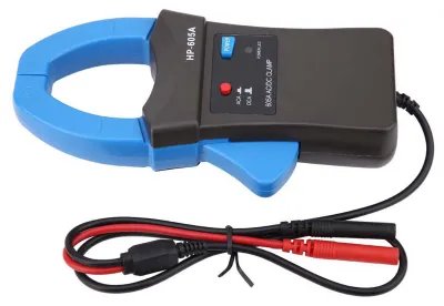 Image de Adaptateur pour pince ampèremétrique, 600 A sur appareil de mesure avec pointes de test pour