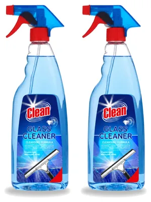 Produktbild von 2 x At Home Clean Glasreiniger Spray - 750 ml - Vorteilspackung - 2 Stücke