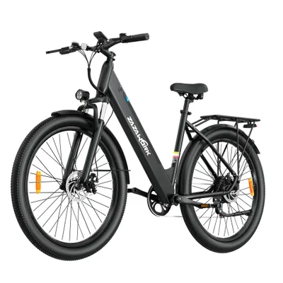Productafbeelding van Elektrische fiets C28, geschikt voor stadsverkeer, 36V 20Ah, 250W, 29 inch, maximale draagvermogen 120 kg, mechanische schijfremmen, zwart