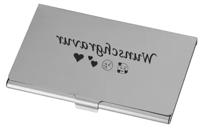 Produktbild von Visitenkartenhalter mit individueller Gravur aus Metall