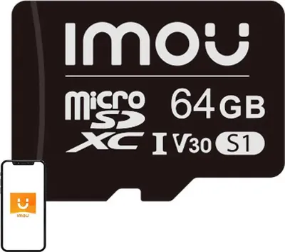 Immagine prodotto di Imou 64Gb Microsd Memory Card (Uhs-I, Sdxc, 10/U3/V30, 95/38)