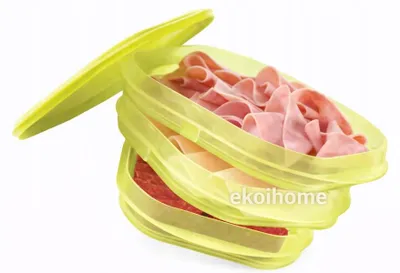 Produktbild von Tupperware Frischebehälter Set 3 x 650 ml für Kühlschrank BPA-frei stapelbar