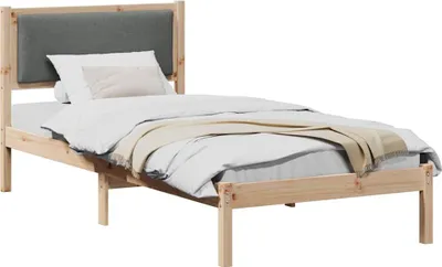 Immagine prodotto di Struttura del letto Grigio scuro 90 x 190 cm Pino massello