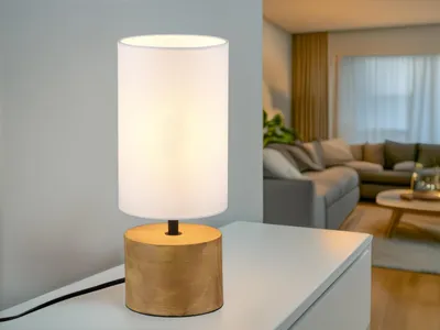 Produktbild von Reality Woody Tischleuchte E14 ⌀12cm Naturbelassen R50171930