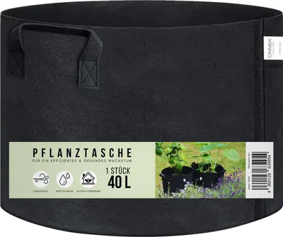 Produktbild von CINNEA Pflanztasche 40L aus Filz-Stoff, Pflanzsack
