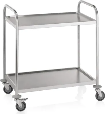 Obrázek produktu pro Servírovací vozík se 2 policemi,85x53x95 cm,nerez,