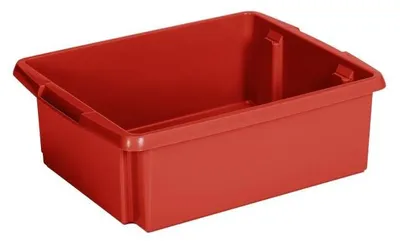 Image de Boîte empilable Sunware Nesta 17 L rouge 45,5 x 36 x 14,5 cm