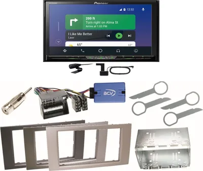 Produktbild von Pioneer AVH-Z9200DAB Android Auto Einbauset für Ford Kuga Fusion Galaxy S-Max