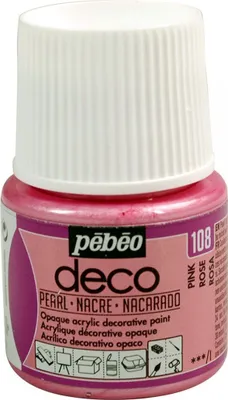 Immagine prodotto di Vernice acrilica opaca perla - Rosa - 45 ml