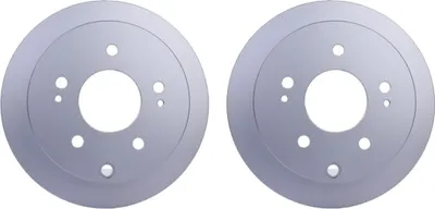 Produktbild von 2 Bremsscheiben voll Ø 69 mm 10 mm HELLA passend für u.a. MITSUBISHI ECLIPSE