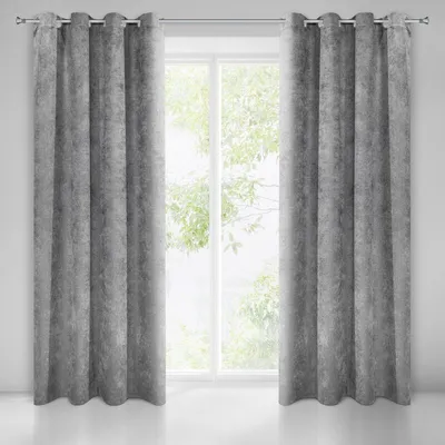 Obrázek produktu pro Záclona ANISA tmavě šedá 140x250 cm závěs s očky