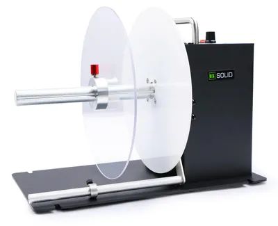 Etikettenwickler, 150 mm, 3 Kernhalter, bidirektional